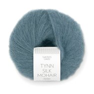 TYNN SILK MOHAIR 6552 Isblå