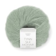 TYNN SILK MOHAIR 8521 Støvet lys grønn