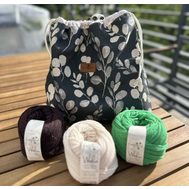 Yarn Queen projektová taška  Paní Lněná