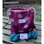 Yarn Queen projektová taška Paní Pampelišková